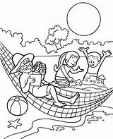 Summer Coloring Colouring Pages Kids Topcoloringpages Fun sketch template