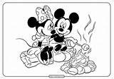 Mickey Mouse Campfire Colorat Planse Copii Tudodesenhos Coloringoo Sfatulparintilor sketch template