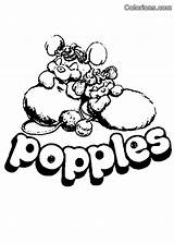 Popples Coloriages Colorions Coloriage sketch template