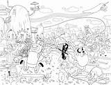 Adventure Time Coloring Pages Print Getcolorings Color sketch template