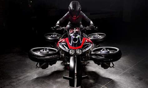 lazareths flying motorcycle   real life transformer droneguru