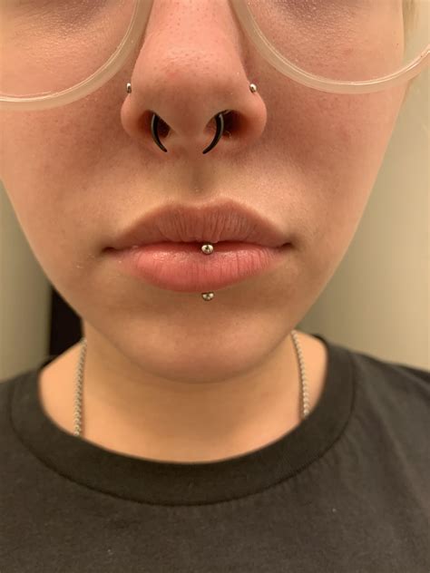 crooked vertical labret thoughts rpiercingadvice