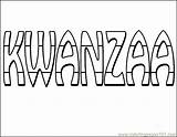 Kwanzaa Coloring Pages Printable Holidays Color Entertainment sketch template