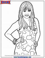 Coloring Pages Miley Cyrus Colouring Comments Coloringhome Popular sketch template