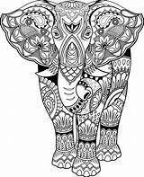 Coloring Elephant Pages Zentangle Mandala Adults Adult Colouring Printables Animal Elephants Printable Book Mandalas Color Diwali Colour Au Drawings Behance sketch template