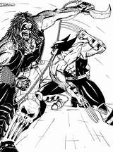 Doomsday Lobo Injustice Wolverine sketch template