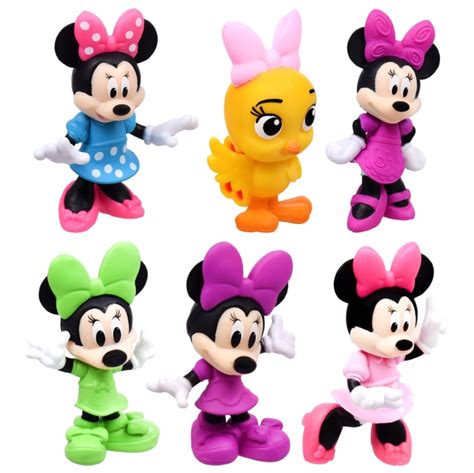 disney junior minnie mouse mini toy collectible figurines choose  figure toys hobbies