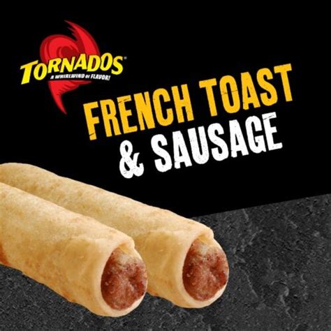 French Toast And Sausage Tornados®️ 3 Oz Ruiz Foodservice