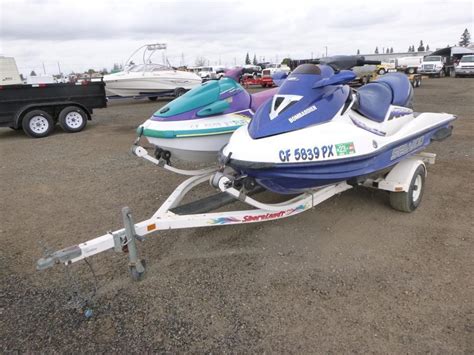 shorelander  jet ski trailer    auctions  hibidcom