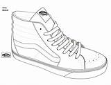 Vans Shoes Template Shoe Van Drawing Drawings Templates Coloring Pages Sketch Sneakers Sneaker Google Outlines Flickr Printable Color Fashion 2571 sketch template