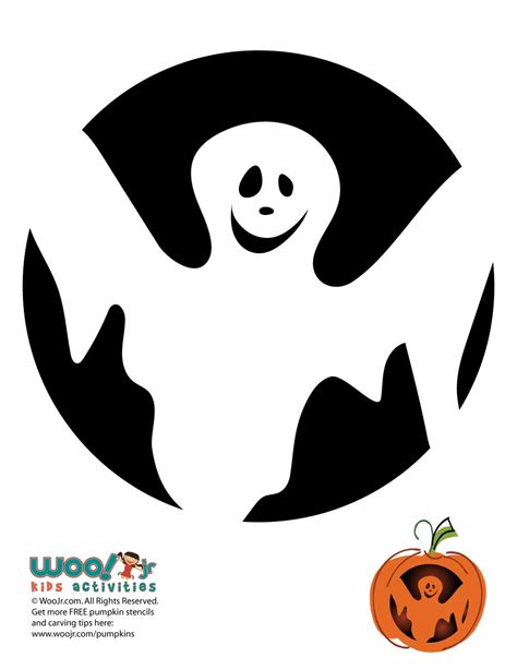 easy ghost pumpkin carving design woo jr kids activities children