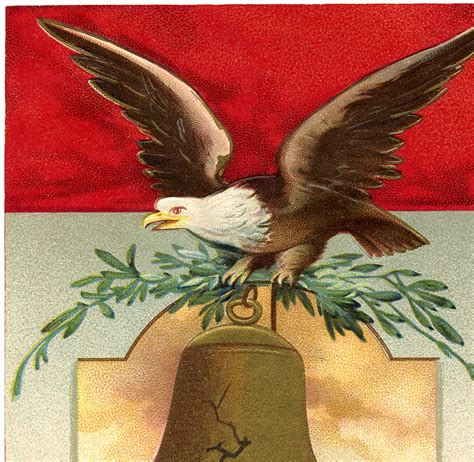 Vintage Patriotic Eagle Image The Graphics Fairy