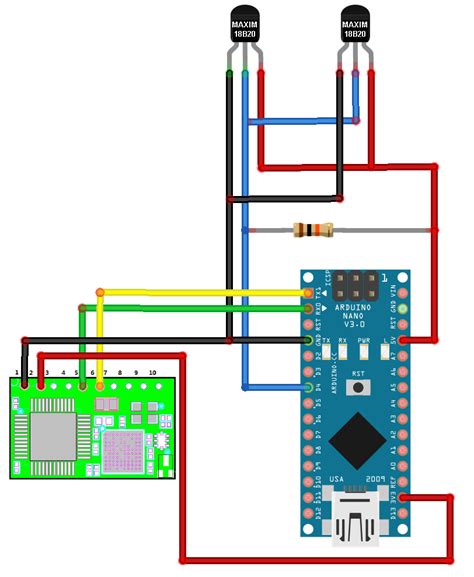 wiring diagram arduino nano