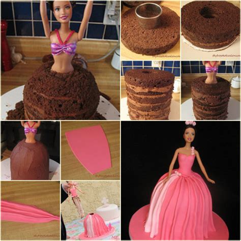 wonderful diy barbie princess cake decorating