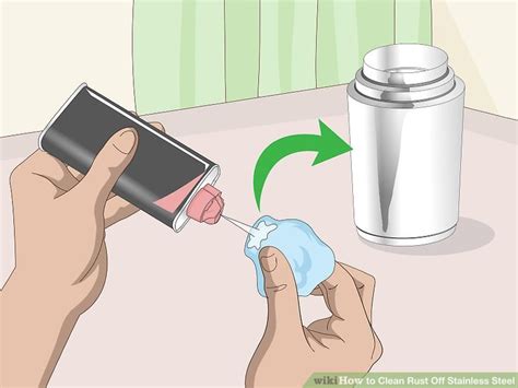 ways  clean rust  stainless steel wikihow