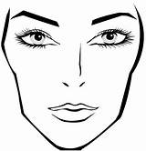 Makeup Face Vidalondon Printable Charts sketch template