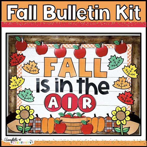 fall bulletin board kit fall classroom decor autumn etsy