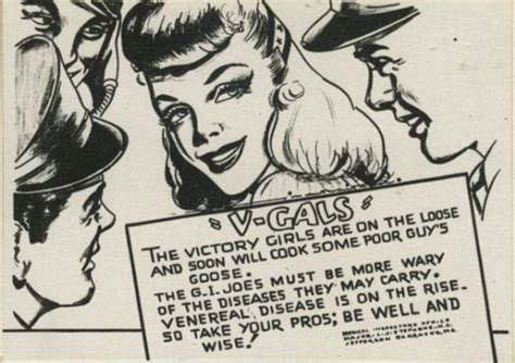 she may look clean but 1940s anti std posters warn