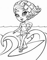 Coloring Pages Surfing Surfer Girl Colouring Cartoon Surf Boy Cliparts Clipart Ski Jet Silver Big Eagle Ages Book Woman Clip sketch template