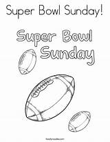 Coloring Bowl Super Sunday Superbowl Football Practice Writing Word Built California Usa Print Twistynoodle sketch template