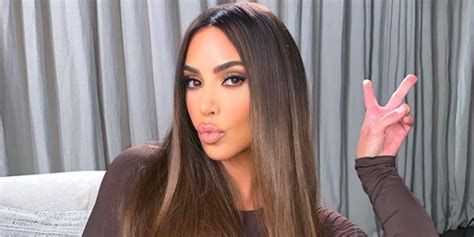 Kim Kardashian West Dyed Her Hair Chocolate Brown For Fall