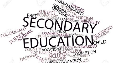 secondary education  concerns