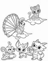 Brillo Coloring4free Mascotas Adorables Samira Zeta Pets Roya sketch template