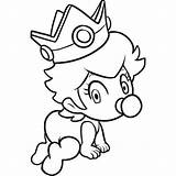 Bowser Mario sketch template