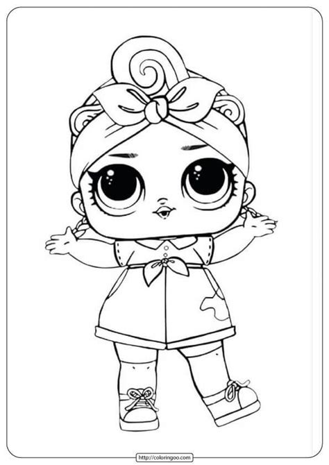lol suprise doll coloring page queen unicorn lolsurprise doll