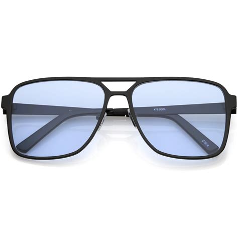 retro oversize square color tone aviator sunglasses c542 sunglasses