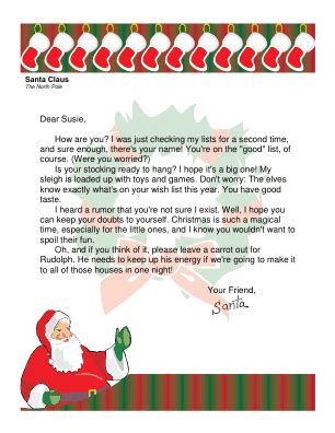 letter  santa  older child