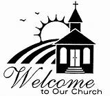 Christian Welcome Clipart Clip Library Church Religious Cliparts sketch template