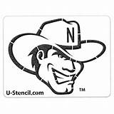 Nebraska Cornhuskers Alternate Stencil Kit Mini College Price Gameday Tailgate Merchandise sketch template