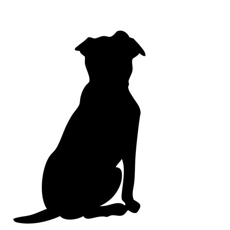 dog silhouette clipart  stock photo public domain pictures