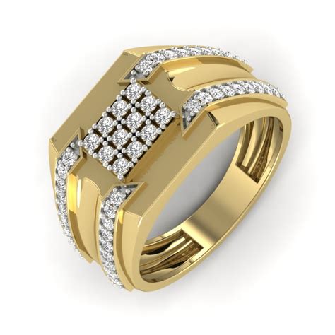 popular ring design   gents diamond ring images