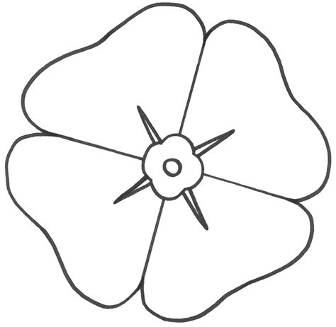 poppy coloring page plants remembrance day poppy remembrance day