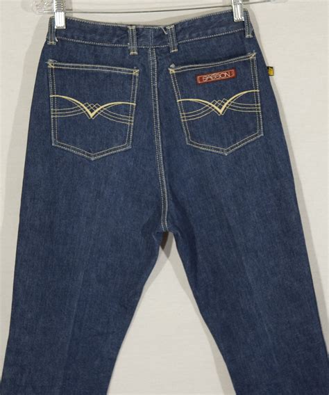 1970 S Sasson Jeans Vintage Denim Ooh La La Disco Era High Rise Dark