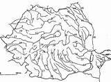 Harta Romania Rauri Romaniei Raurile Geografie sketch template