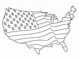 Ross Betsy Coloring Getdrawings Flag American sketch template