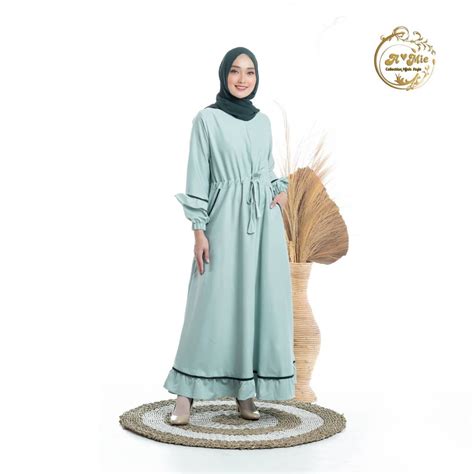 jual gea maxi  casual dresss baju gamis muslimah terbaru