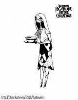 Nightmare Before Christmas Coloring Pages Sally Printable Getcolorings sketch template
