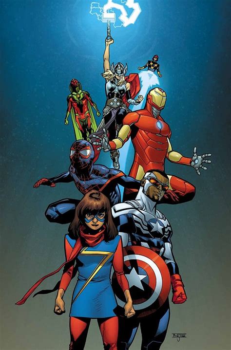 marvels  avengers team lineup