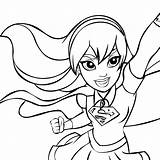Coloring Superhero Supergirl Pages Dc Girl Girls Printable Super Hero Drawing Template Female Foreground Kids Colorare Da Getdrawings Getcolorings Outline sketch template