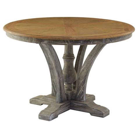grey oak base dining table