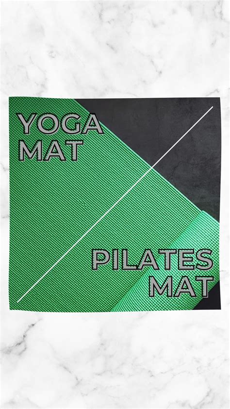 yoga mat vs pilates mat pinterest