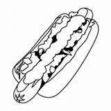 Quente Cachorro Hotdog Molho Desenho Malvorlage Malvorlagen Trinken Tudodesenhos Fensterbilder Gemuese Karotte Zum sketch template