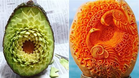 Stunning Photos Of Thai Fruit Carving Tradition Are A Sight To Behold