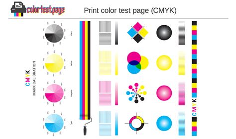 cmyk color test page color test page
