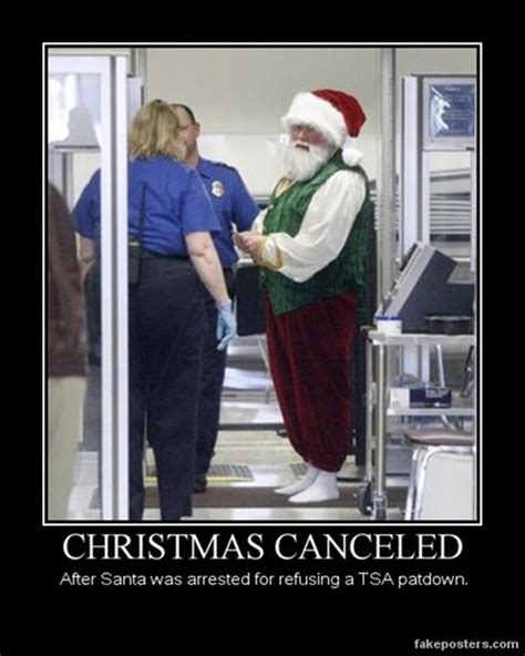 tsa arrested santa funny christmas pictures dump a day