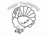 Coloring Thanksgiving Pages Preschool Turkey Happy Kids sketch template